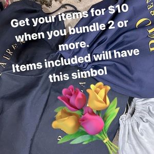💐Bundle 2 or more items and get them for $10